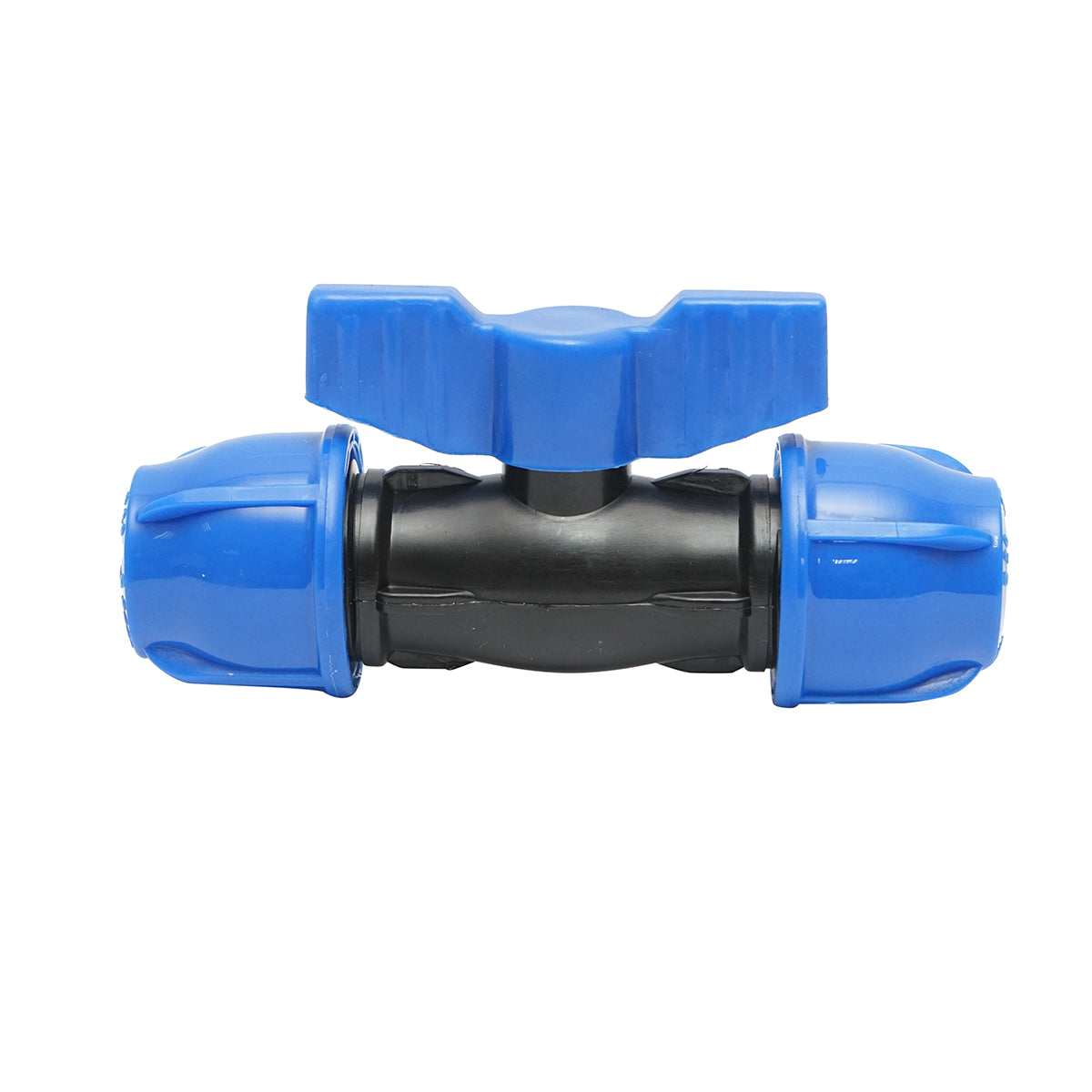 Ball valve compression fitting D20x20mm, PN16 bar for irrigation systems